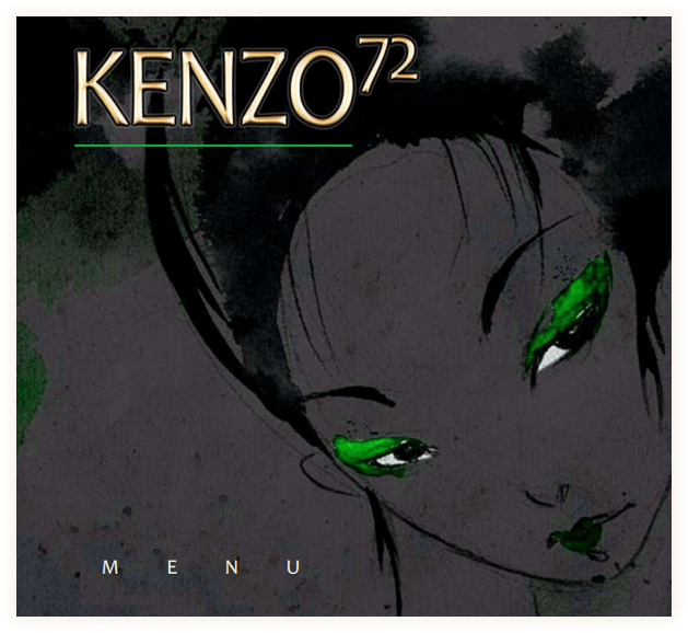 View Kenzo 72's menu